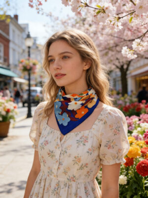 Carré imprimé_41Bis mode et accessoires féminins colorés