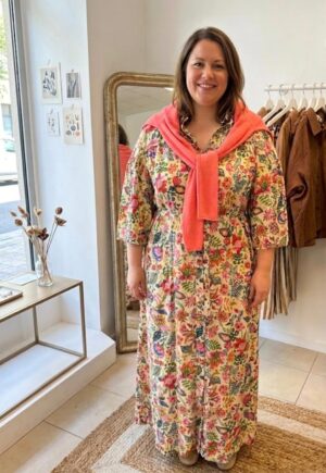Robe Zénith multicolore_41Bis mode femme curvy et colorée Luna Bloom