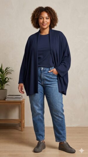 Veste Loukoum bleu marine_41Bis mode femme création française Fa Concept
