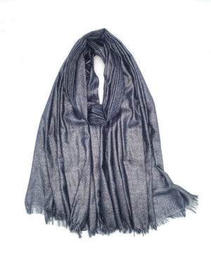 Etole de cérémonie brillante bleu marine et argentée_41Bis accessoires de cérémonie femme