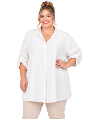 Chemise Tildy blanche_41Bis mode femme curvy et colorée