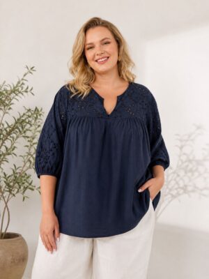 Tunique Mia bleu marine_41Bis mode femme