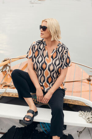 Tunique Vanille_41Bis mode femme curvy et colorée Ciso