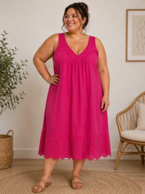 Robe Jaya fushia_41Bis mode femme curvy