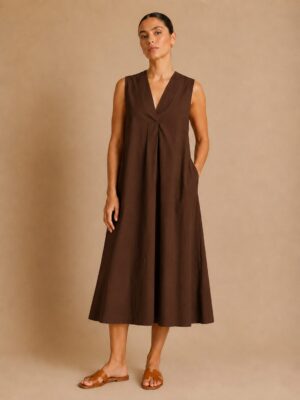 Robe Tagada chocolat_41Bis mode femme raffinée