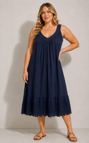 Robe Jaya bleu marine_41Bis mode femme curvy