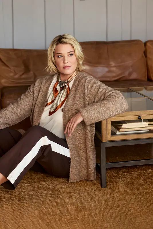 Cardigan Roger_41Bis mode femme curvy raffinée Yesta